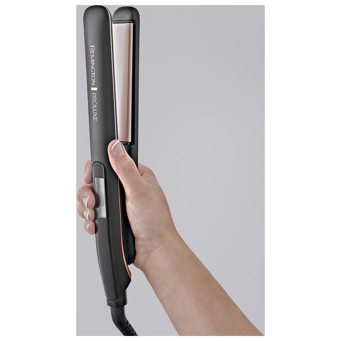 Remington S9100B PROLuxe Midnight Edition Piastra per capelli Ceramica 9 livelli 150-230 °C riscaldamento 10s colore Nero Rose Gold
