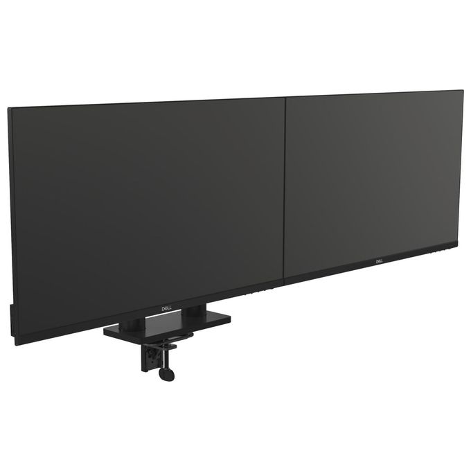 DELL DELL-MDA20 Braccio per doppio monitor Regolabile Altezza 221-487 mm Inclinazione -35° a 80° Rotazione ±90° VESA 100x100 mm colore Nero