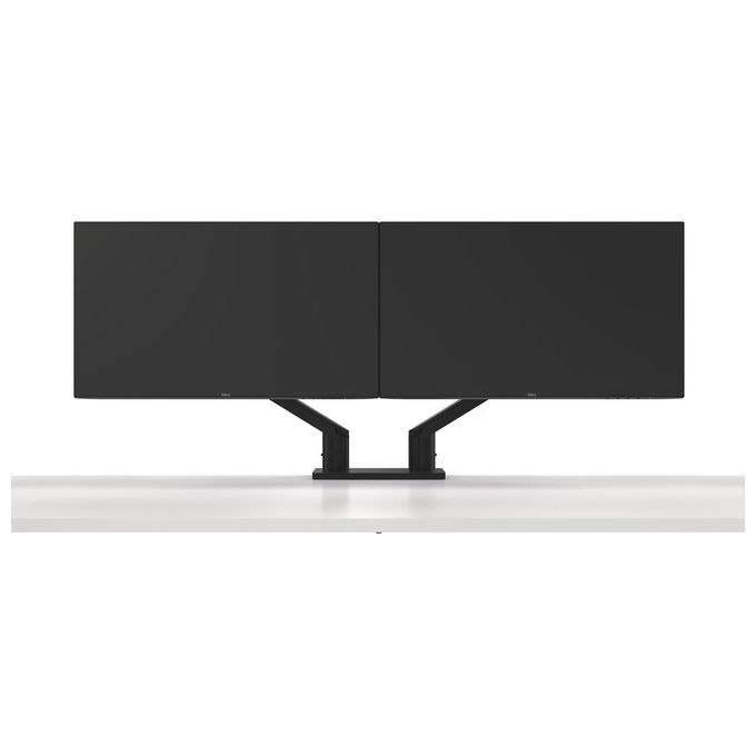 DELL DELL-MDA20 Braccio per doppio monitor Regolabile Altezza 221-487 mm Inclinazione -35° a 80° Rotazione ±90° VESA 100x100 mm colore Nero