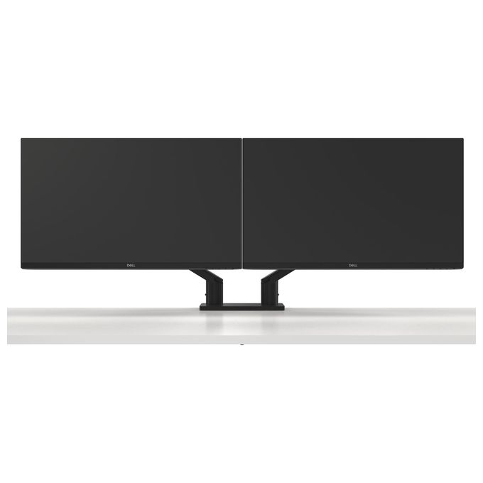 DELL DELL-MDA20 Braccio per doppio monitor Regolabile Altezza 221-487 mm Inclinazione -35° a 80° Rotazione ±90° VESA 100x100 mm colore Nero