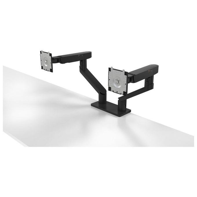 DELL DELL-MDA20 Braccio per doppio monitor Regolabile Altezza 221-487 mm Inclinazione -35° a 80° Rotazione ±90° VESA 100x100 mm colore Nero