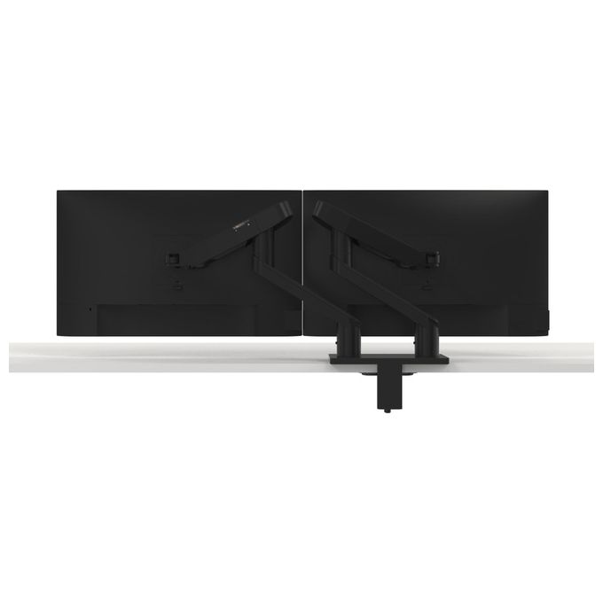 DELL DELL-MDA20 Braccio per doppio monitor Regolabile Altezza 221-487 mm Inclinazione -35° a 80° Rotazione ±90° VESA 100x100 mm colore Nero