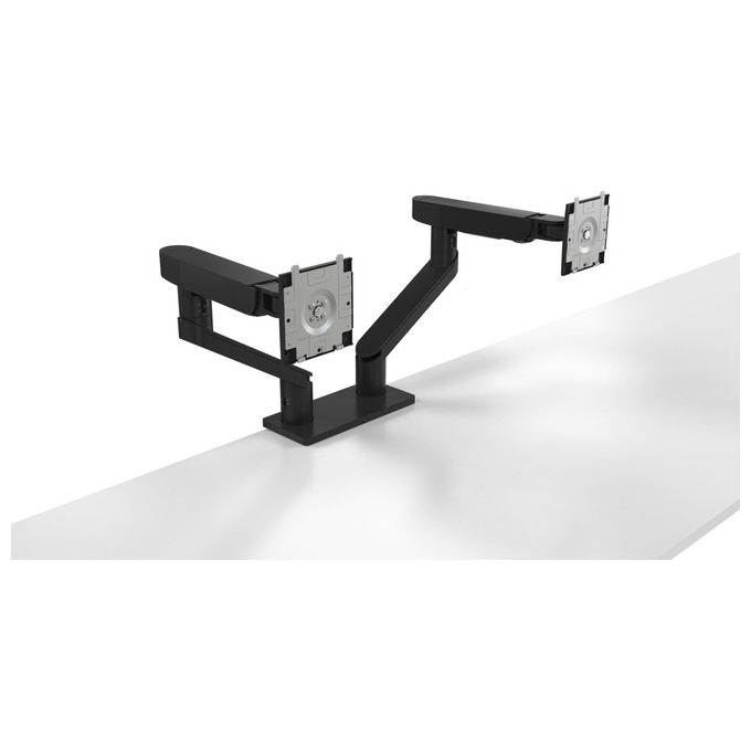 DELL DELL-MDA20 Braccio per doppio monitor Regolabile Altezza 221-487 mm Inclinazione -35° a 80° Rotazione ±90° VESA 100x100 mm colore Nero