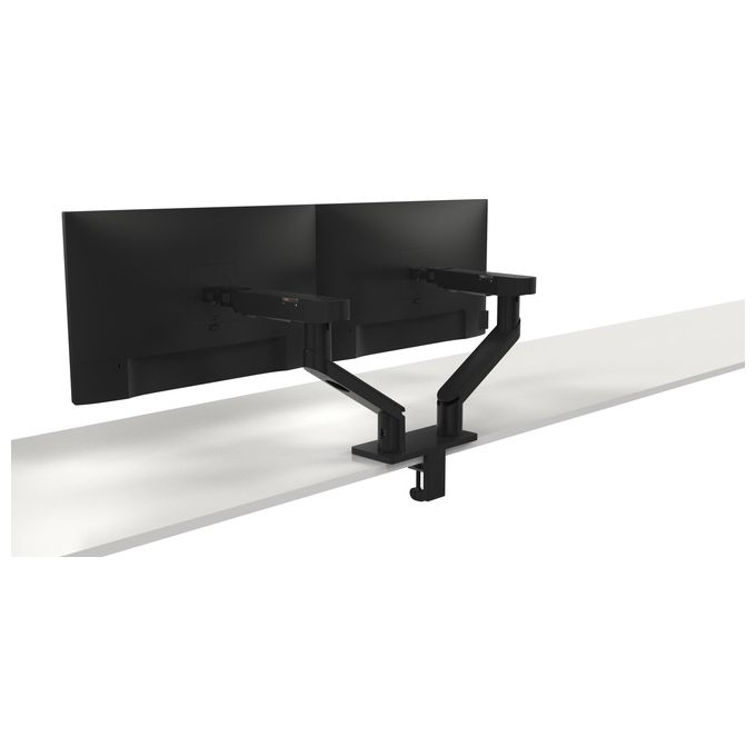 DELL DELL-MDA20 Braccio per doppio monitor Regolabile Altezza 221-487 mm Inclinazione -35° a 80° Rotazione ±90° VESA 100x100 mm colore Nero