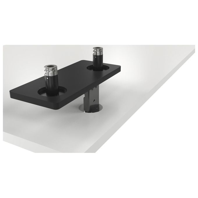 DELL DELL-MDA20 Braccio per doppio monitor Regolabile Altezza 221-487 mm Inclinazione -35° a 80° Rotazione ±90° VESA 100x100 mm colore Nero