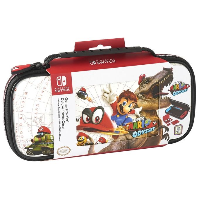Big Ben Official Mario Odyssey Travel Case Bianco per Nintendo Switch