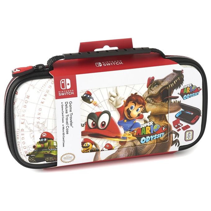 Big Ben Official Mario Odyssey Travel Case Bianco per Nintendo Switch