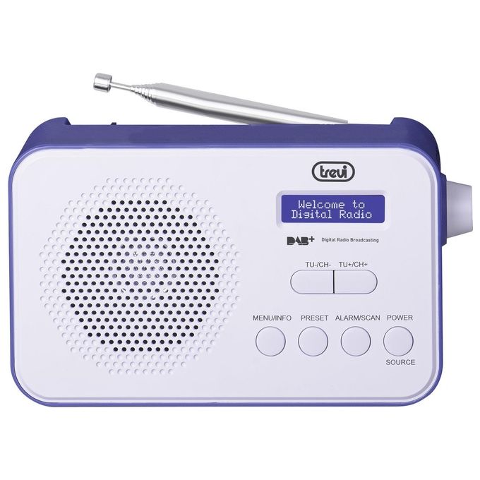 Trevi DAB 7F92 R Radio Portatile Digitale Blu-Bianco