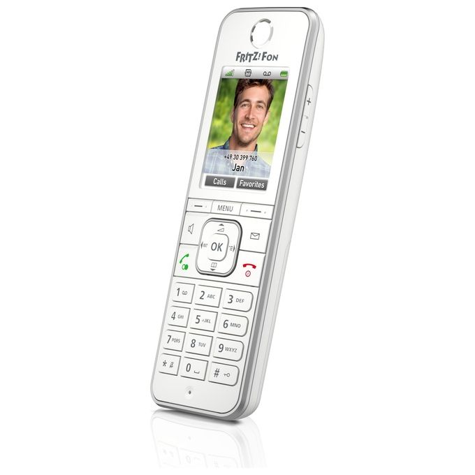 Fritz! C6 International Telefono Dect Bianco Identificatore Di Chiamata