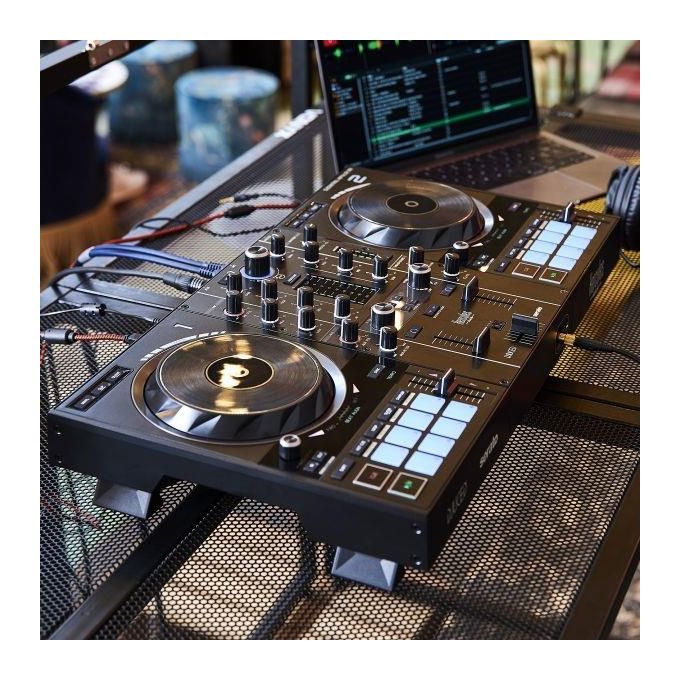 Hercules INPULSE 500 DJControl Controller DJ 2 Canali Interfaccia Audio USB 16 Pad RGB Serato DJ Lite DJUCED colore Nero