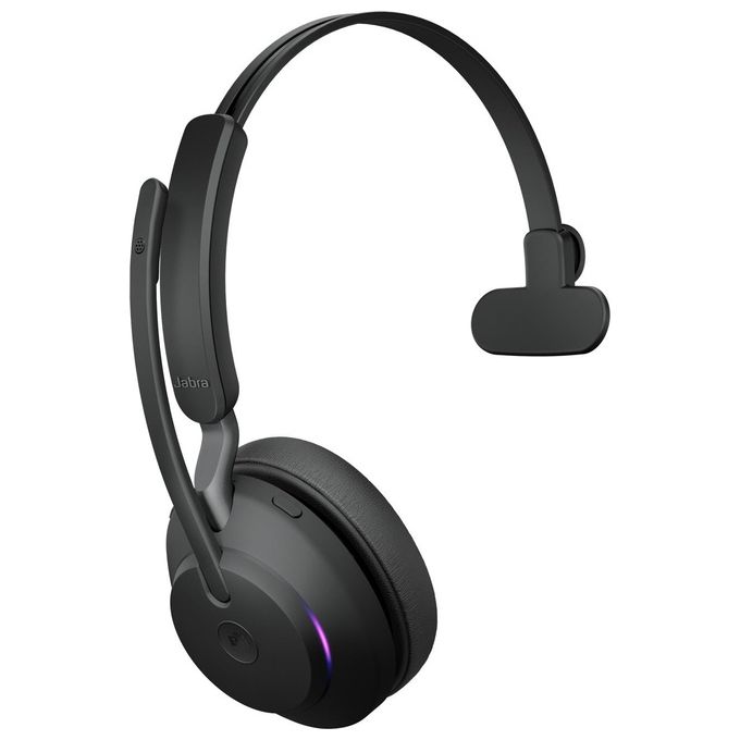 Jabra 26599-899-989 Evolve2 65 Auricolare Wireless Mono USB-A Bluetooth 5.0 Microsoft Teams 37 ore autonomia colore Nero