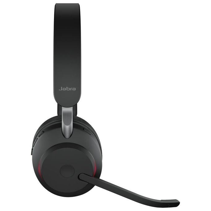 Jabra 26599-989-899 Evolve2 65 Auricolare Wireless UC Stereo Bluetooth 5.0 USB-C 37 ore autonomia 3 microfoni colore Nero