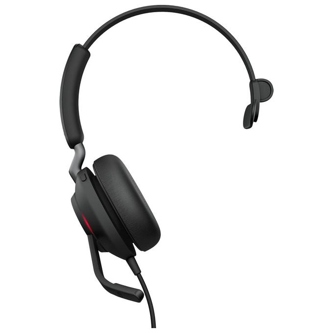 Jabra 24089-899-899 Evolve2 40 Auricolare Cablato Mono a Padiglione per Ufficio con USB tipo-C colore Nero