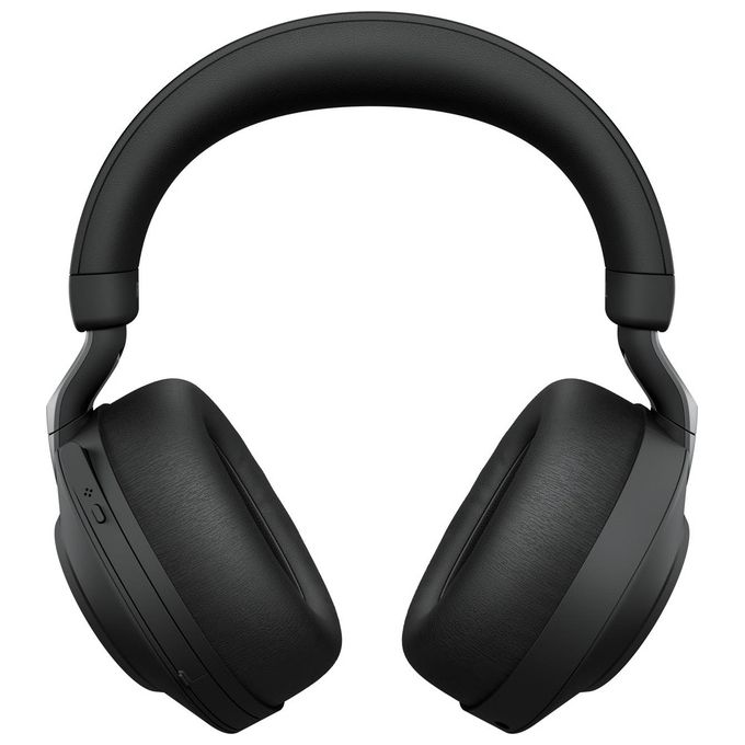 Jabra 28599-999-999 Evolve2 85 Cuffie Wireless Over-Ear con Cancellazione Rumore Attiva e Microfono a 10 Microfoni per Microsoft Teams colore Nero
