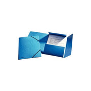 Esselte Cartelletta 3 Lembi con Elastico Rainbow Blu