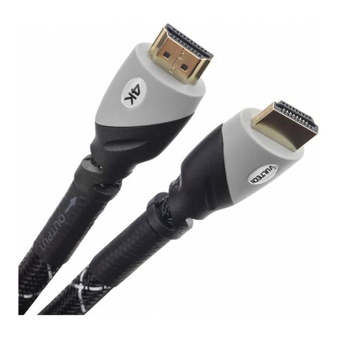 Vultech Cavo Hdmi 18mt Hdmi Tipo A Standard Nero-Grigio