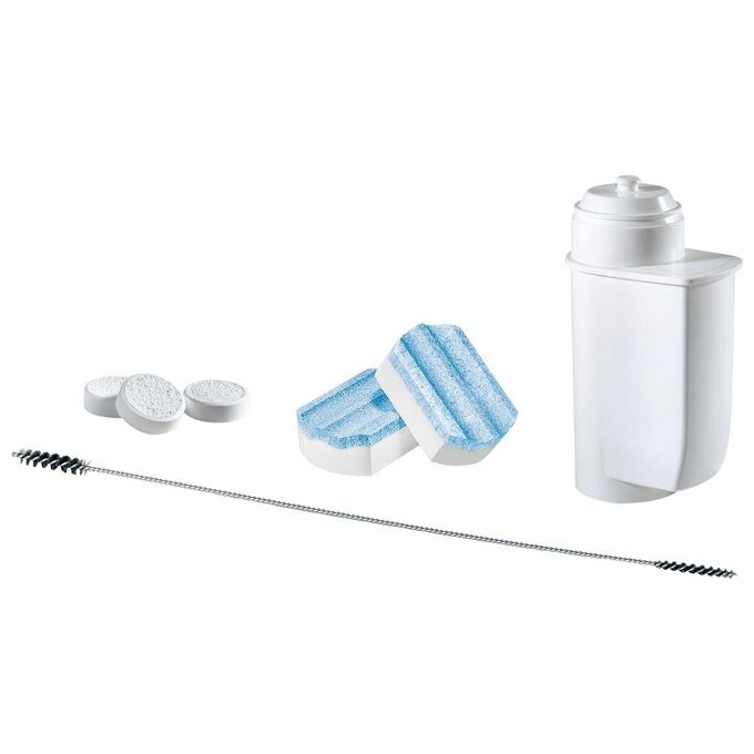 Siemens TZ80004A EQ.series Set di Manutenzione 10 compresse pulizia 3 compresse disincrostanti filtro acqua BRITA colore Grigio