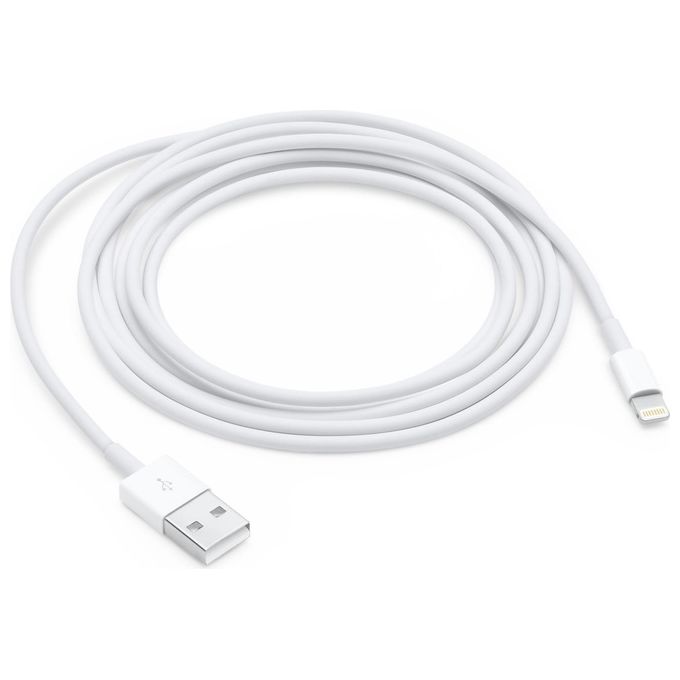 Apple Cavo Lightning a USB 2m Bianco MD819ZM-A per iPhone iPad iPod