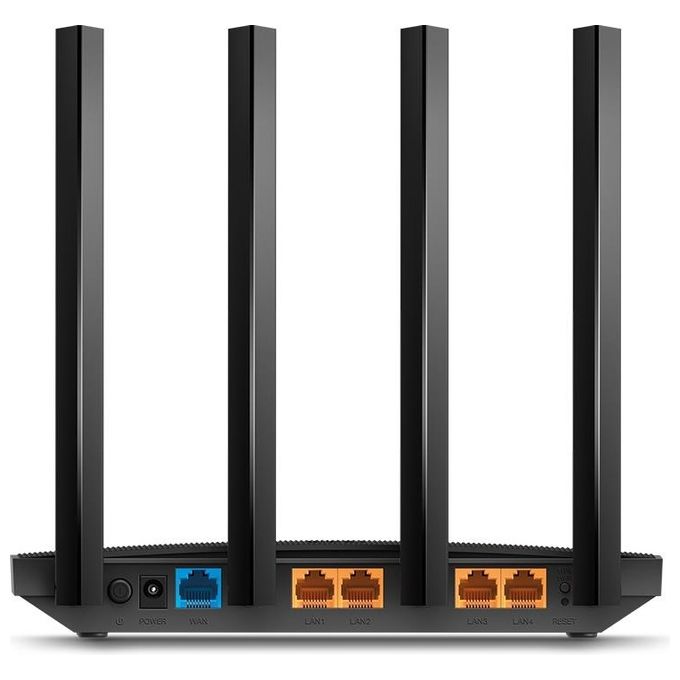 TP-Link ARCHER-C80 Archer Router Wi-Fi Dual Band AC1900 5 Porte Gigabit MU-MIMO 3x3 OneMesh colore Nero