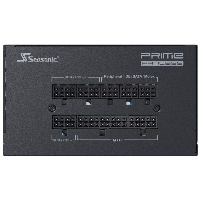 Seasonic PRIME-PX-500 Alimentatore PC ATX 500W Fanless 80 PLUS Platinum Completamente Modulare colore Nero