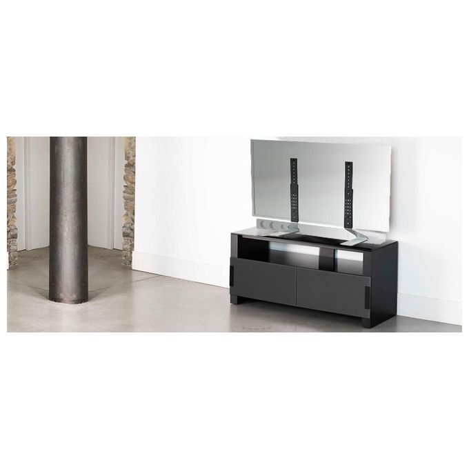 ITB Solution ER035320 Supporto TV da Tavolo Universale fino a 85'' Portata 50 Kg Compatibilita' VESA 200x200 fino a 1200x600 mm colore Nero Argento