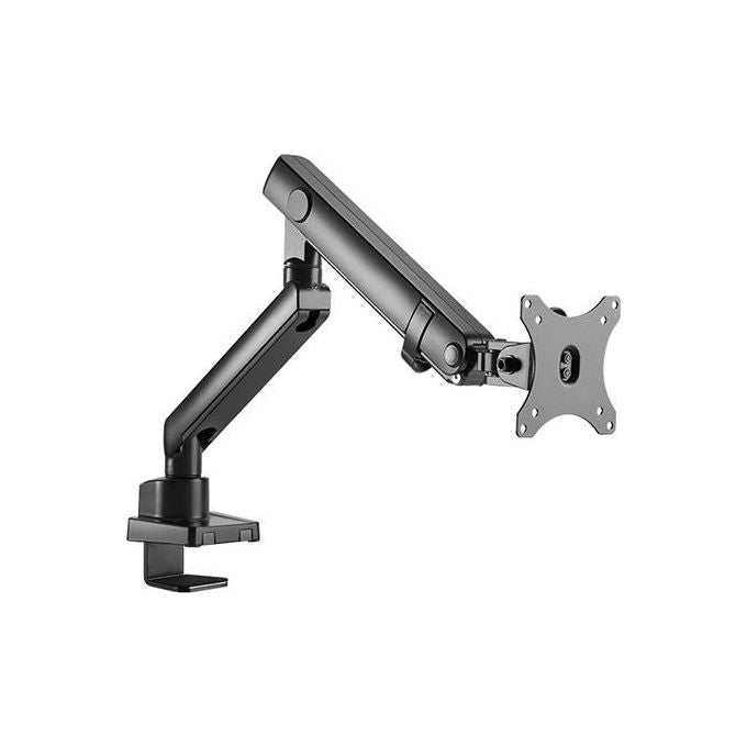 ICY BOX IB-MS313-T Supporto per Monitor da Scrivania 1 Display fino a 81,3 cm (32'') 8 Kg VESA 75x75 100x100 Regolabile Rotazione 360° Inclinazione -45° a 90° con Gestione Cavi Fissaggio a Morsa colore Nero