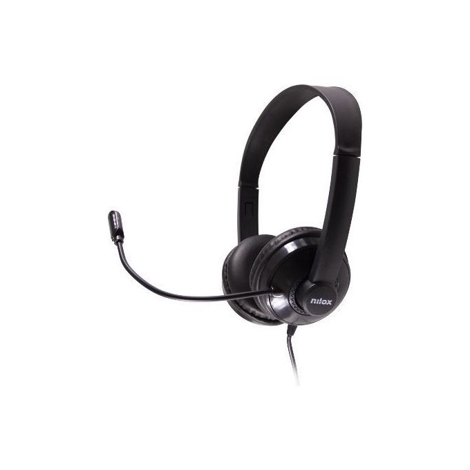 Nilox Acoustic Usb Headphone Cuffie con Microfono