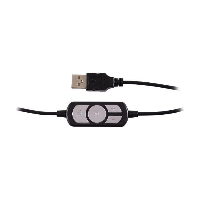 Nilox Acoustic Usb Headphone Cuffie con Microfono