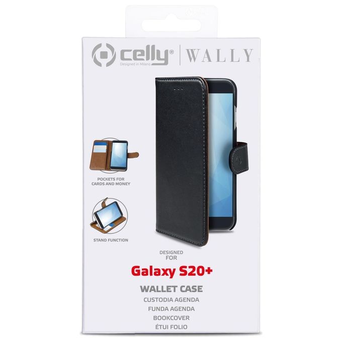 Celly Wally Case per Samsung Galaxy s20+ Black