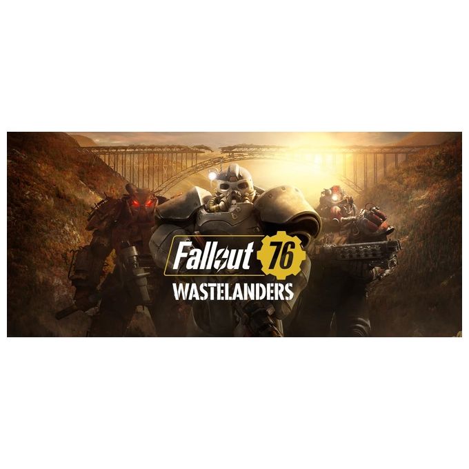 Bethesda WASTELANDERS Gioco Fallout 76 per Xbox One con Espansione Inclusa Wastelanders e Contenuto Aggiuntivo Alba d'Acciaio colore Nero