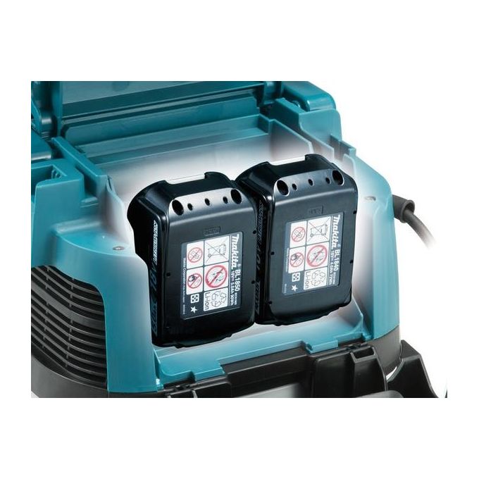 Makita DVC150LZ Aspirapolvere 18Vx2 LXT AC-DC 15L 70 W 15 L colore Multicolore