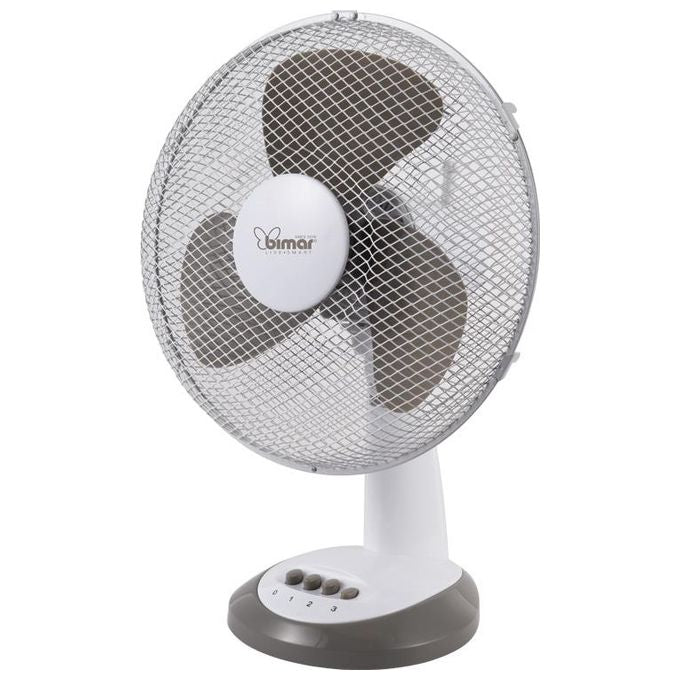 Bimar Ventilatore da Tavolo 30 cm con Selettore 3 Velocita' per Una Freschezza Personalizzabile e Silenziosa