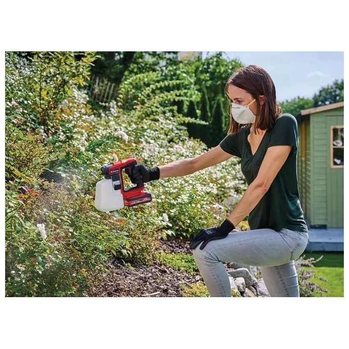 Einhell 3425240 GE-WS 18-10 Li-Solo Spruzzatore a batteria 18 V serbatoio 1 l pompa 1.3 bar portata 9.6 l-h colore Nero