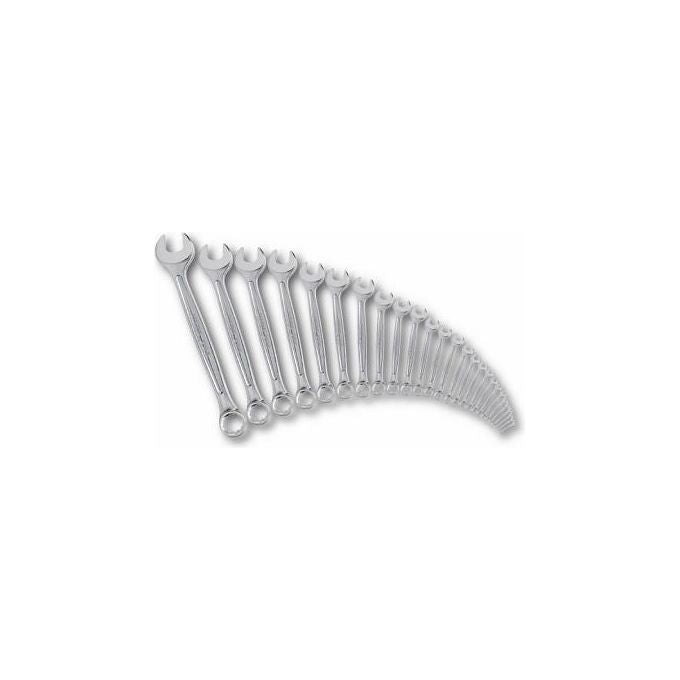 Usag U02850861 285 SE26 Serie di 26 Chiavi Combinate 6-32 mm Acciaio Cromato con Teste Inclinate 15° colore Metallico