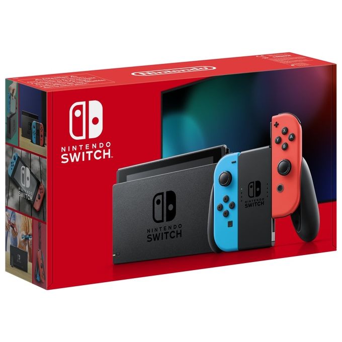 Nintendo, Switch, Rosso Neon-Blu Neon, Edizione 2022, Console Portatile, Schermo 6.2 pollici