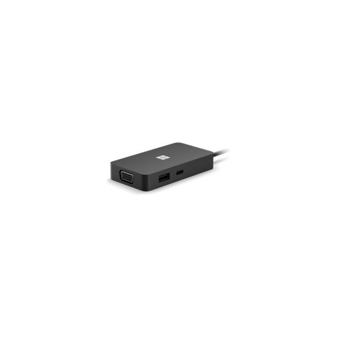 Microsoft 1E4-00003 Surface USB-C Travel Hub 5 porte HDMI VGA RJ-45 USB-A USB-C colore Nero