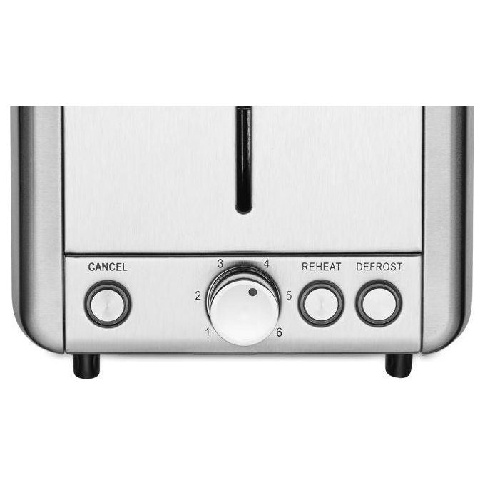 Solis 920.12 Tostapane in Acciaio Inox 2 Fessure Extra Grandi 925 W con Funzioni Scongelamento e Riscaldamento colore Argento