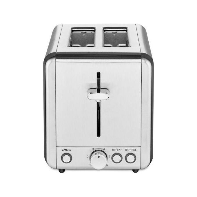 Solis 920.12 Tostapane in Acciaio Inox 2 Fessure Extra Grandi 925 W con Funzioni Scongelamento e Riscaldamento colore Argento