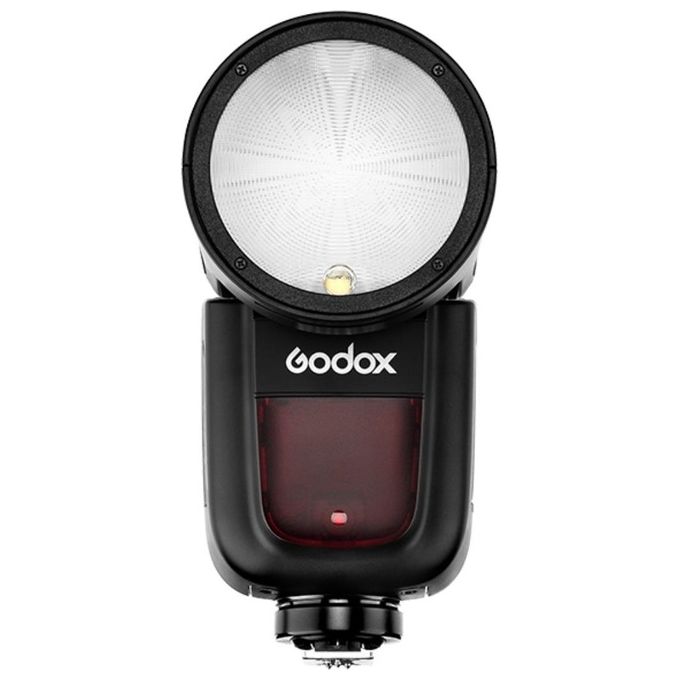 Godox V1-F V1F Flash compatto Testa Rotonda TTL HSS 1-8000s 32 Canali 100m colore Nero