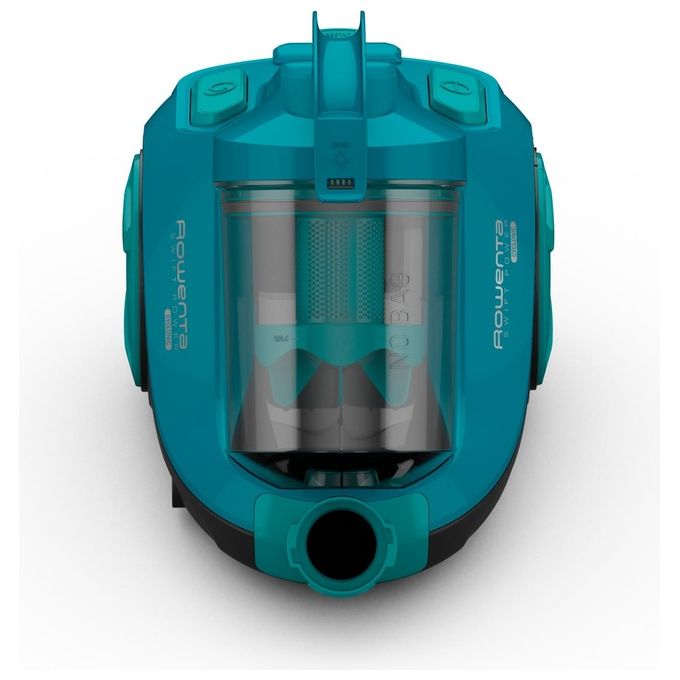 Rowenta RO2932EA Swift Power Cyclonic Aspirapolvere a Cilindro Ciclonico Senza Sacchetto 1,2 L 750W 77 dB colore Turchese