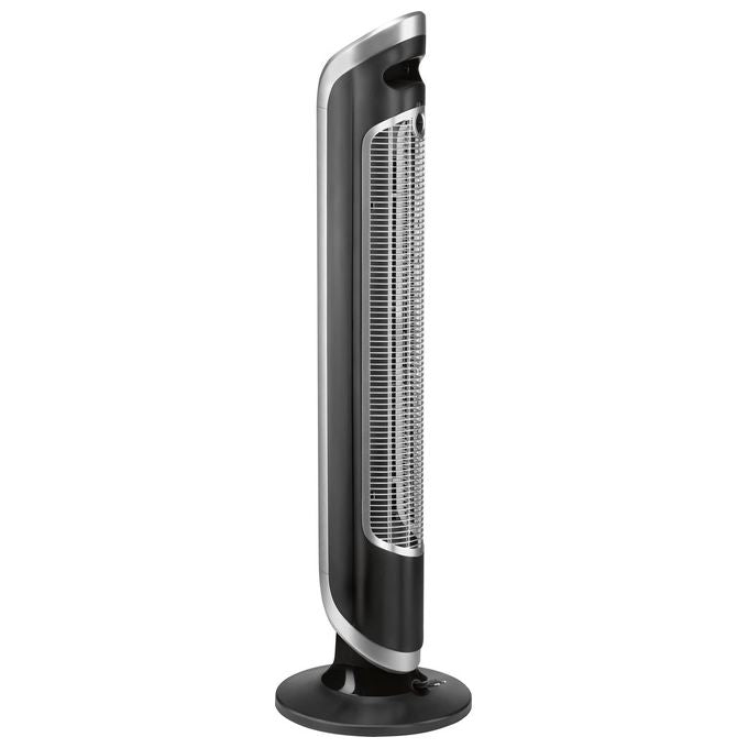 Rowenta VU6670 Eole Infinite Ventilatore a Torre con Oscillazione a 180 Gradi 3 Velocita' Timer 8h e Spegnimento Automatico in Nero