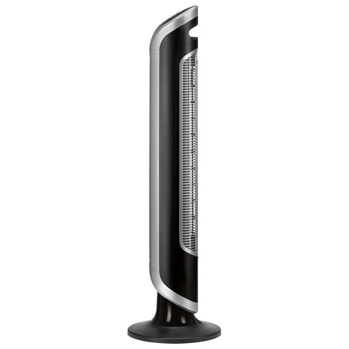 Rowenta VU6670 Eole Infinite Ventilatore a Torre con Oscillazione a 180 Gradi 3 Velocita' Timer 8h e Spegnimento Automatico in Nero