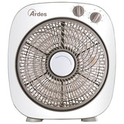 Ardes Floor 26 Ventilatore con 3 Velocita' di Rotazione e Timer Design Rotante in Bianco e Grigio per Comfort Ottimale
