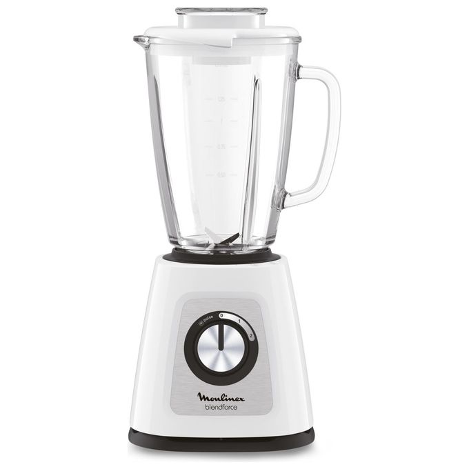 Moulinex LM435110 BlendForce 2 Frullatore da Tavolo Powelix Capacita' 1,7 Litri 800W Bianco