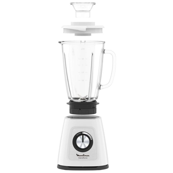 Moulinex LM435110 BlendForce 2 Frullatore da Tavolo Powelix Capacita' 1,7 Litri 800W Bianco
