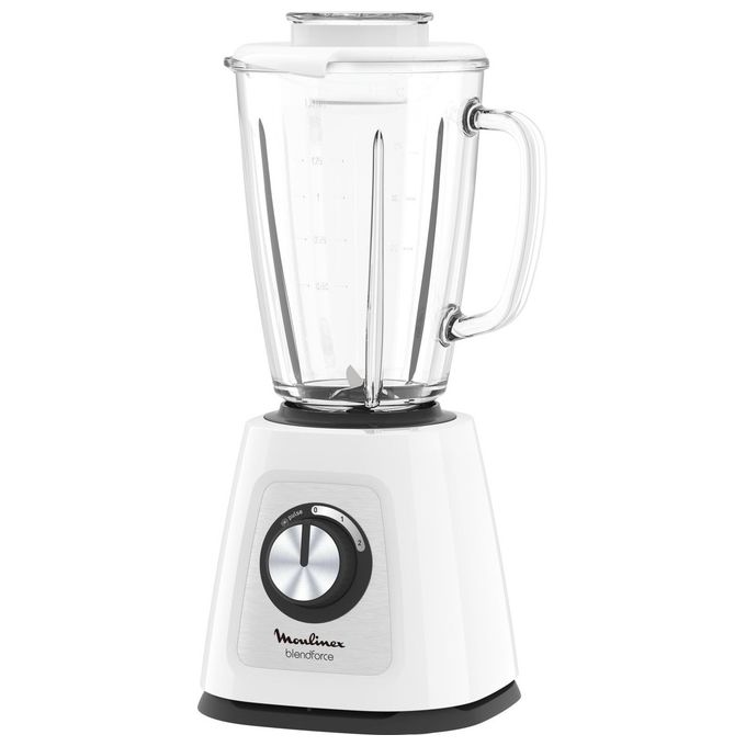 Moulinex LM435110 BlendForce 2 Frullatore da Tavolo Powelix Capacita' 1,7 Litri 800W Bianco