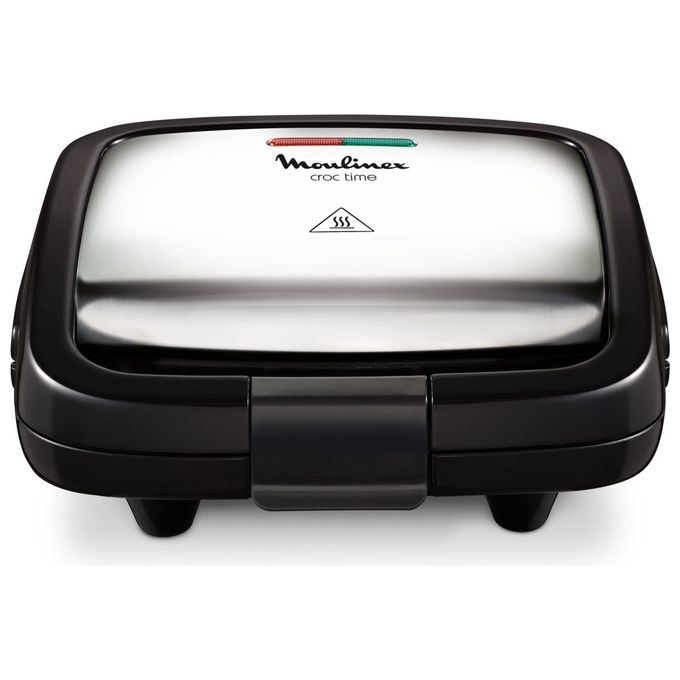 Moulinex Croc Time Sandwich Maker Piastre con Rivestimento Antiaderente