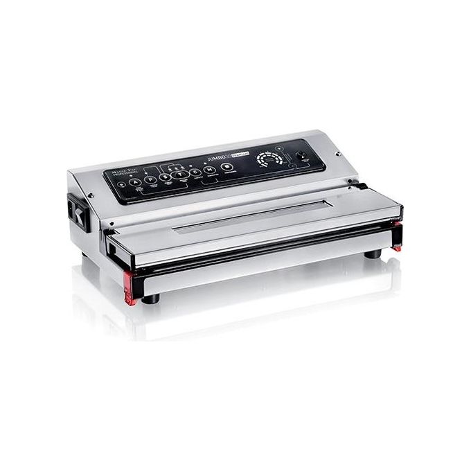 Magic Vac Jumbo 30 Premium Macchina per Sottovuoto Nero-Acciaio Inossidabile -0,83 Mbar