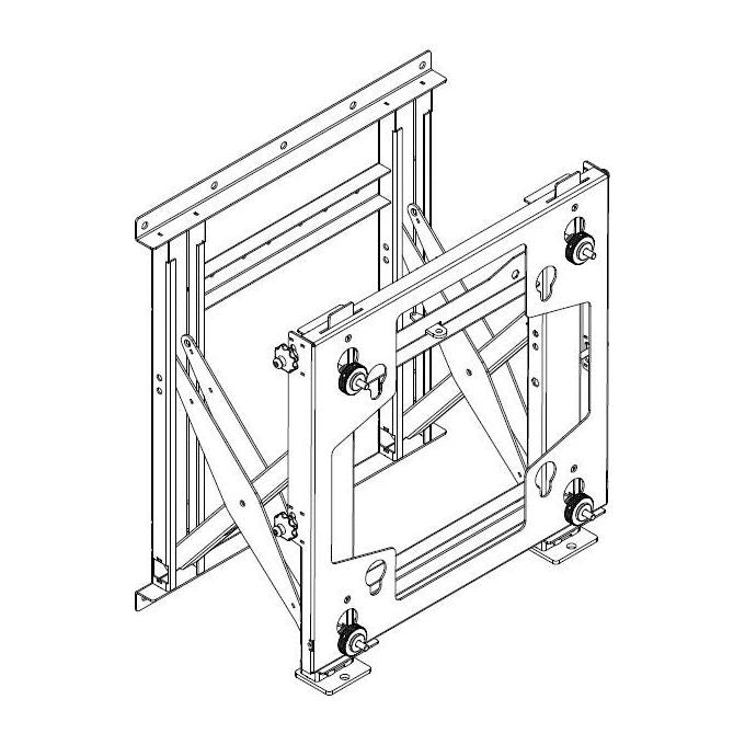 Nilox Solution Push And Pull Montaggio a Parete 400x400 Vesa