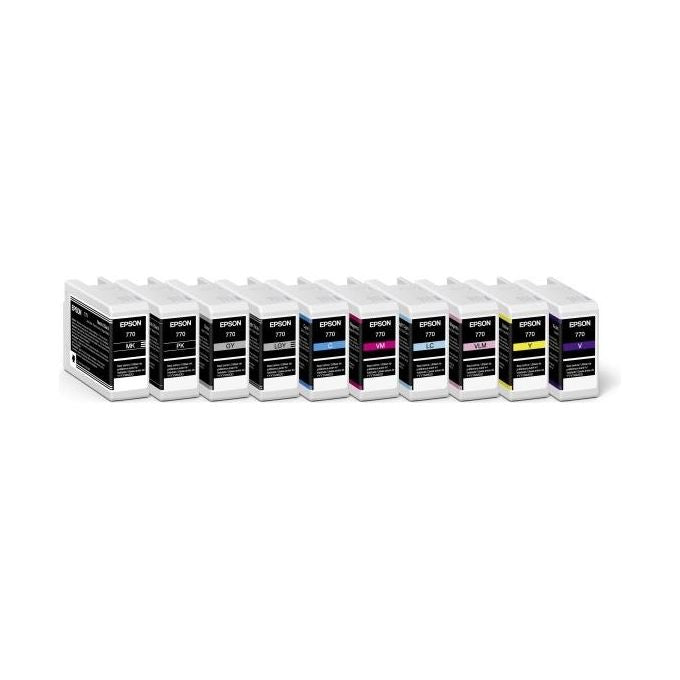 Epson C11CH38401 SureColor SC-P700 Stampante Fotografica a Getto d'Inchiostro A3+ 10 Colori Wi-Fi Display Touch colore Nero